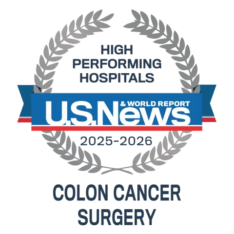 US News 2025-2026 High Performing Colon Cancer Surgery