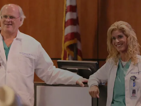 AdventHealth Digestive Health Institute Tampa Doctor's Speaking at an Event