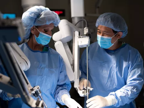 Dr. Sharona Ross and Dr. Iswanto Sucandy - Robotic Surgery